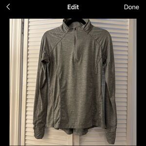 Mondetta Pullover / Jacket. Size large cute pleated  detail on back